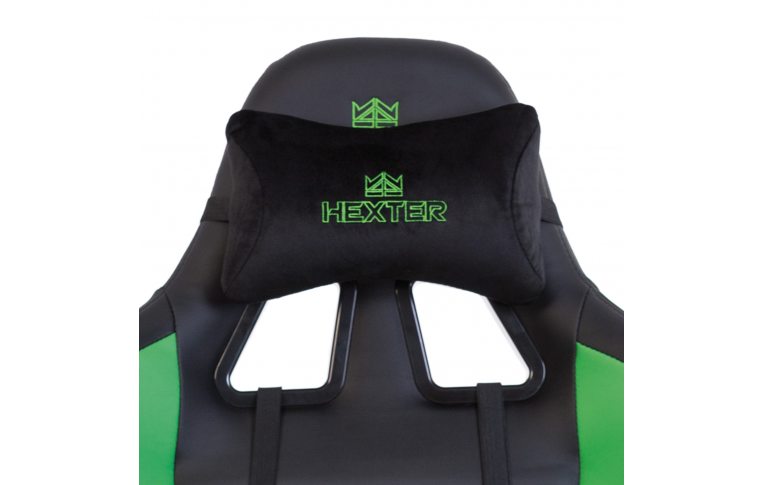 Игровые кресла: купить Кресло для геймеров Hexter ml r1d Eilt pl70 Eco/01 Black/Green - 6