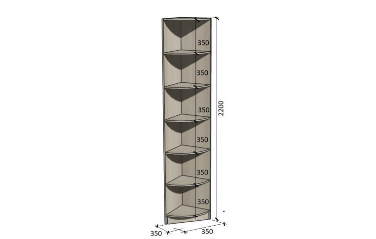 Школьные шкафы: купить Модуль стенка школьная НШ-СГ-3 - 1