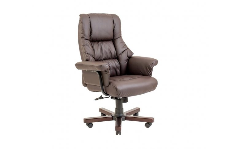 Кресла для руководителя: купить Кресло Конгресс Вуд Коричневый Richman - 1