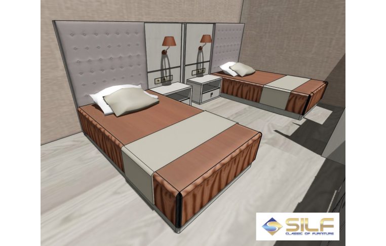 Мебель для гостиниц: купить Дизайн проект гостиницы №1 - 1