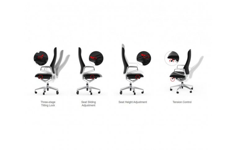 Эргономические кресла: купить Эргономичное кресло для комьютера Arico A-1 черный - 4