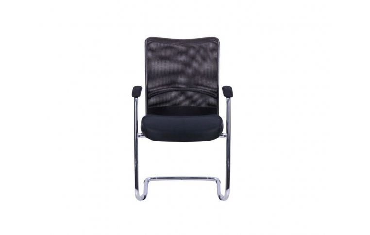 Офисные стулья: купить Стул АЕРО CF хром Неаполь N-20/сетка черная - 1