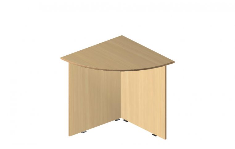 Письменные столы: купить Конференц приставка серия "БЮРО" ОБ1-012 (ДСП яблоня) - 1