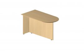 Офисные столы от производителя Silf: купить Конференц приставка серия "БЮРО" ОБ1-014 (ДСП бук) - 