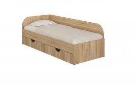 Ліжко односпальне №3 Сільф ДСП - Корпусні меблі на замовлення