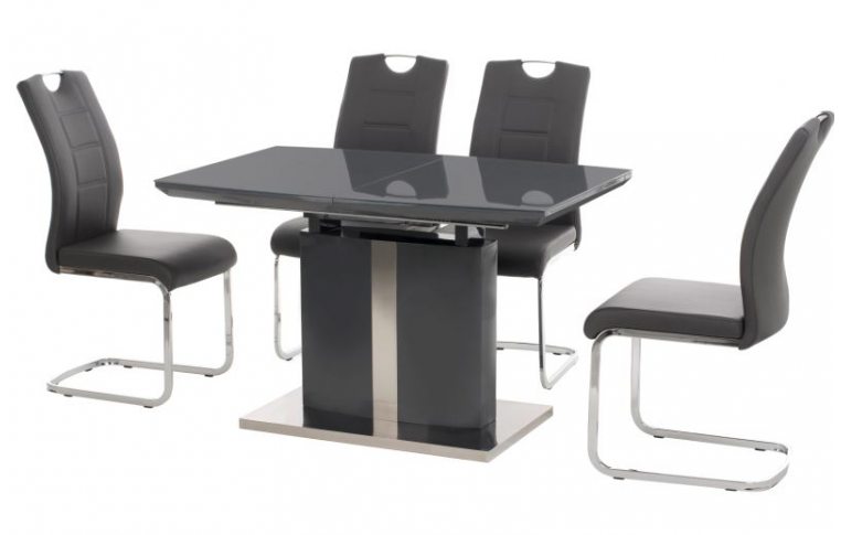 Кухонные столы: купить Стол обеденный серый ТМ-57-1 - 2