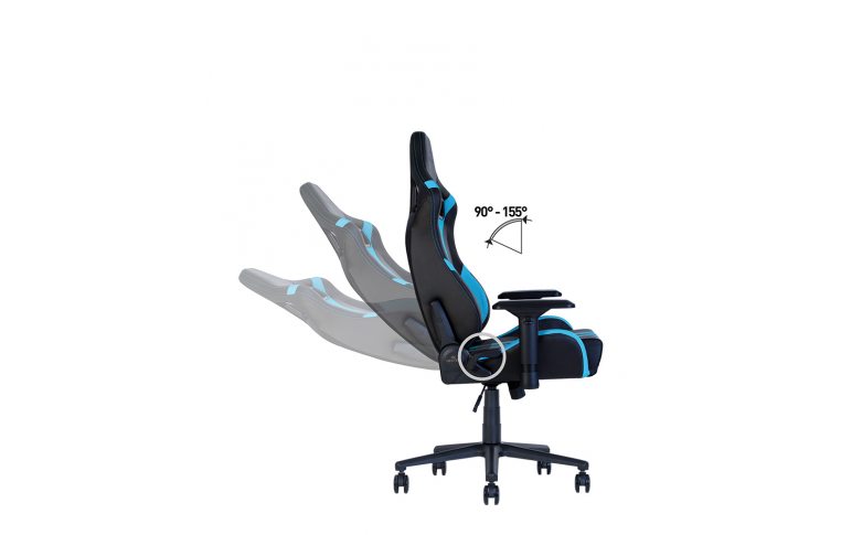 Игровые кресла: купить Кресло для геймеров Hexter Pro r4d Tilt mb70 Eco/03 Black/Blue - 11