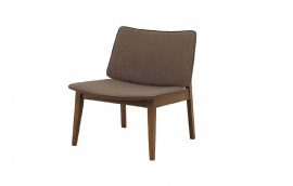 Кресло Batley Lounge текстиль коричневый - Мягкая мебель