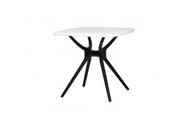 Стол пластик TP-20 белый черный Vetromebel - Кухонные столы