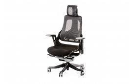 WAU BLACK FABRIC, CHARCOAL NETWORK - Офісні крісла та стільці Special4You, Special4You, 106-114 см, 1200-1400