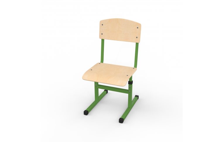 Шкільні стільці: купить Стілець учнівський T2, гнутоклеєна фанера, зріст 3-6 регулюється - 1