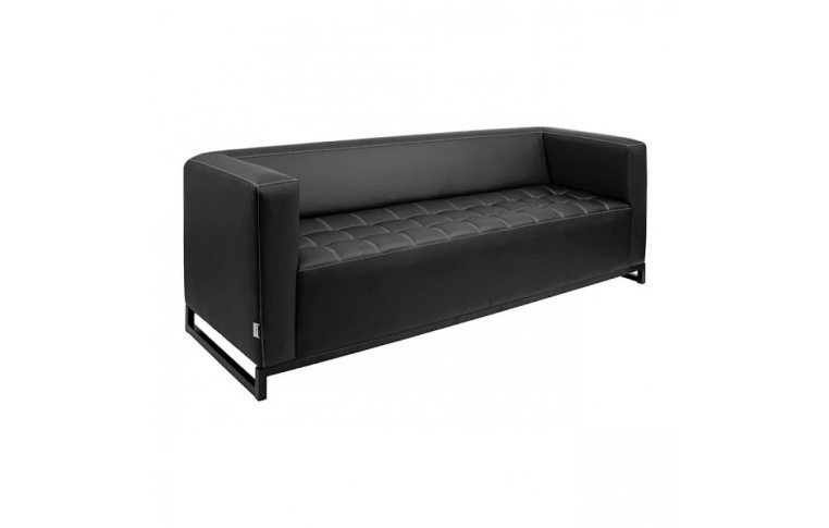 Офісні дивани: купить Диван Спейс 2,1 каркас метал чорний Алюр Графіт Richman - 1