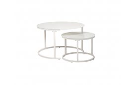 Комплект журнальных столов CS-25 белый VetroMebel - Мебель для гостиной