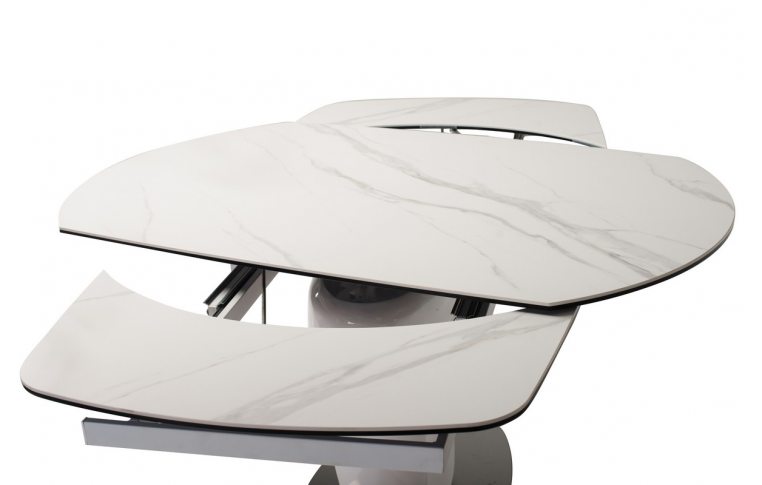 Кухонные столы: купить Стол керамический TML-825 белый мрамор Vetromebel - 5