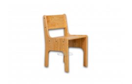 Школьные стулья: купить Стул детский из натурального дерева со сменной высотой (2-4 группа) Сосна - 