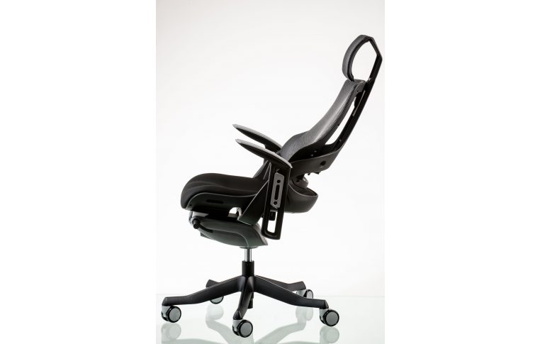Офисные кресла: купить Кресло WAU BLACK FABRIC, CHARCOAL NETWORK - 8