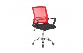Кресло Manila BL 2212 черный/красный Goodwin - Стулья и Кресла