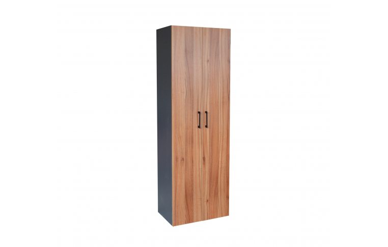 Офисные шкафы: купить Шкаф для одежды глубокий серия Лион Л-12 ДСП лион ДСП антрацит - 1