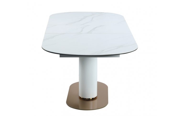 Кухонные столы: купить Керамический стол TML-828 камео белый мрамор золото Vetromebel - 4