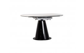 Стол керамический TML-830 белый мрамор - Кухонные столы