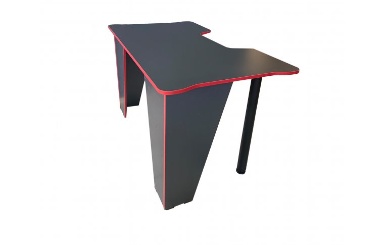 Эргономичные столы: купить Геймерский игровой стол Cильф Game-01 серый/красный - 3