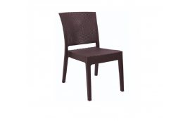 Садовый стул пластиковый с ротанга Адам - Кухонные стулья