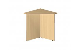 Офисные столы от производителя Silf: купить Стол приставной угловой серия "БЮРО" ОБ1-007 (ДСП кальвадос) - 