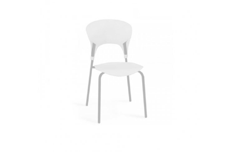 Кухонные стулья: купить Стул пластиковый белый Астория - 1