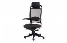 FULKRUM BLACK FABRIC, BLACK MESH - Офісні крісла