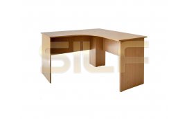Стол угловой серия "БЮРО" ОБ1-020 (ДСП бук) - Офисные столы от производителя Silf