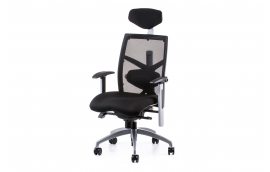 Кресло EXACT BLACK FABRIC, BLACK MESH - Офисные кресла