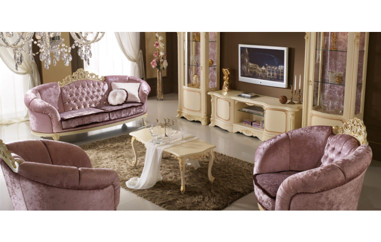 Итальянская мебель для гостиной: купить Гостиная Regina beige Mobil Piu - 5