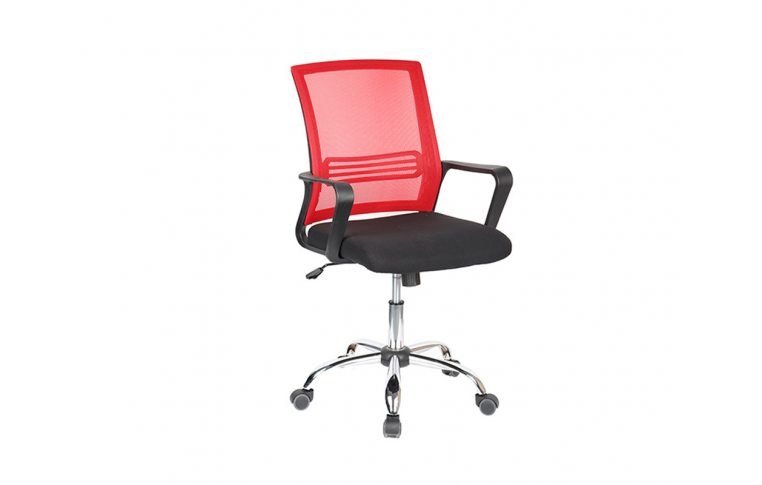 Офисные кресла: купить Кресло Manila BL 2212 черный/красный Goodwin - 1