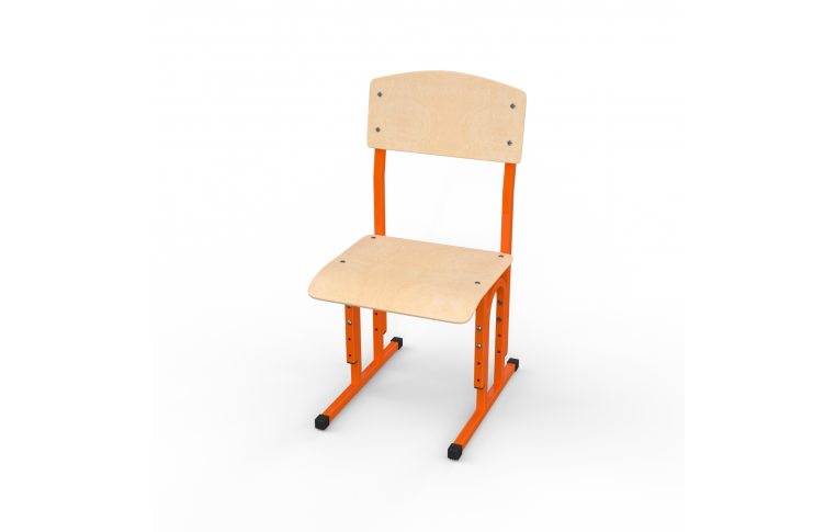 Школьные стулья: купить Стул ученический T3, фанера, рост 4-6 регулированный - 1