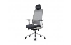 Ергономічне крісло для ком'ютера Filo A-1 сірий - чорний - Ергономічні меблі