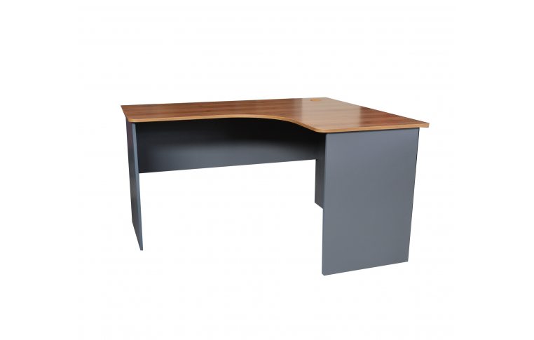 Офисные столы от производителя Silf: купить Стол угловой серия Лион Л-01 ДСП лион ДСП антрацит - 1