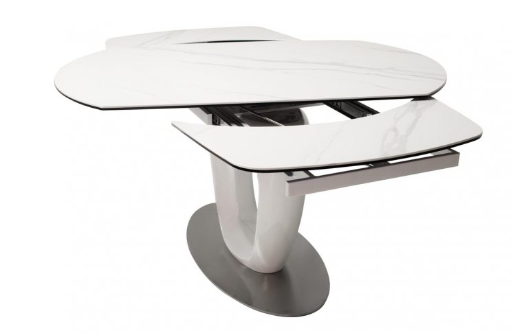 Кухонные столы: купить Стол керамический TML-825 белый мрамор Vetromebel - 4
